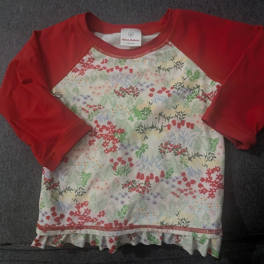Hanna Andersson Floral Rashguard
